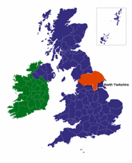 UK and Ireland Online Map Locator screenshot